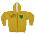 Dio Yellow Zip Hoodie – JoJo’s Bizarre Adventure Inspired Graphic Zip-Up