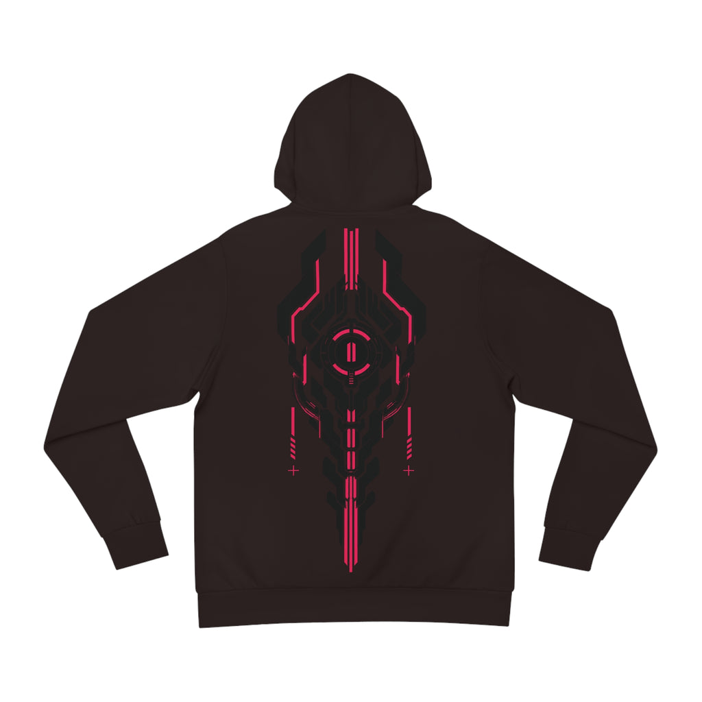 Cyber Tech Hoodie — Neon Geometric Gaming Pullover