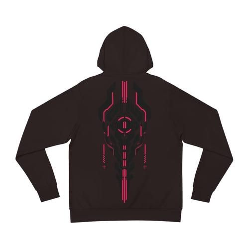 Cyber Tech Hoodie — Neon Geometric Gaming Pullover