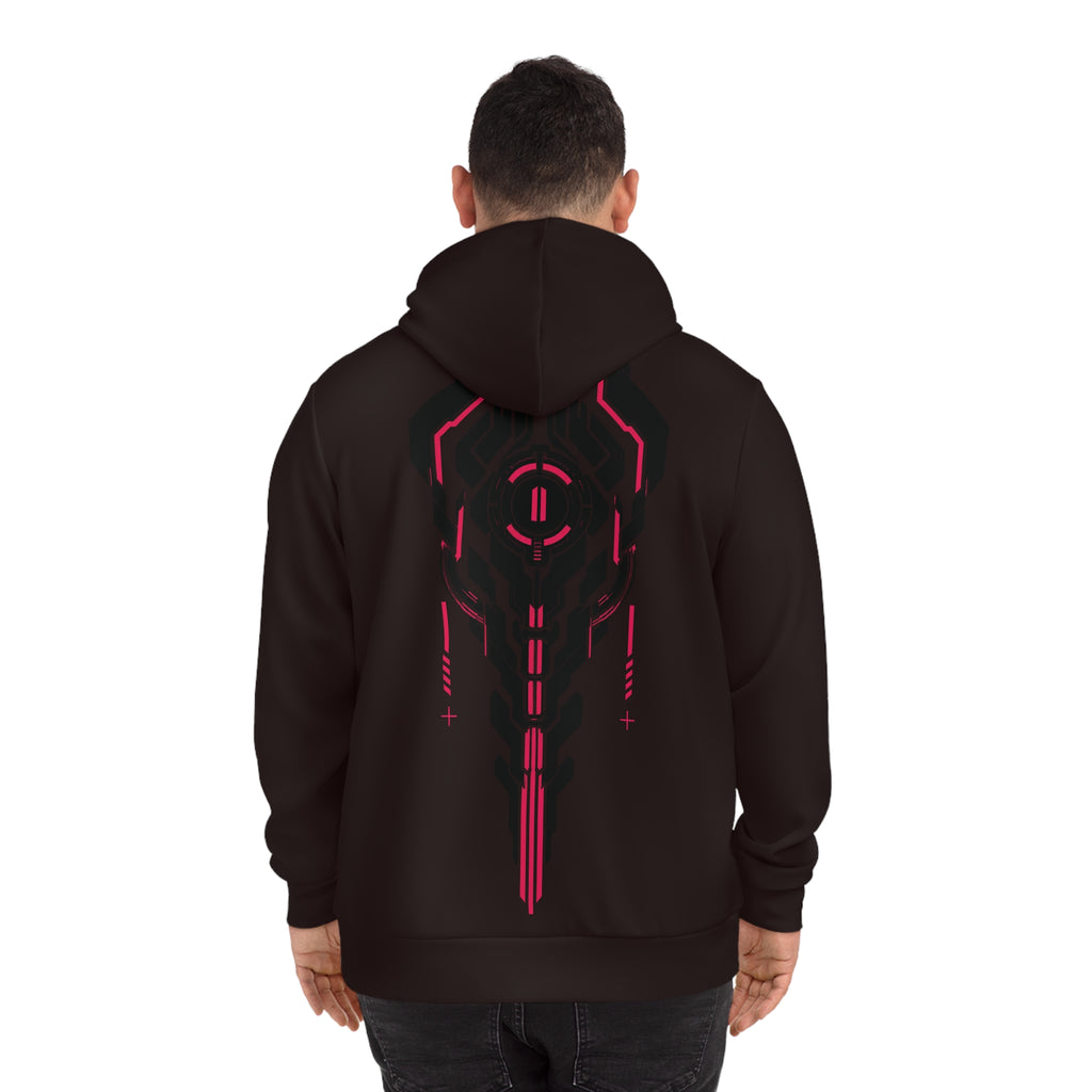Cyber Tech Hoodie — Neon Geometric Gaming Pullover
