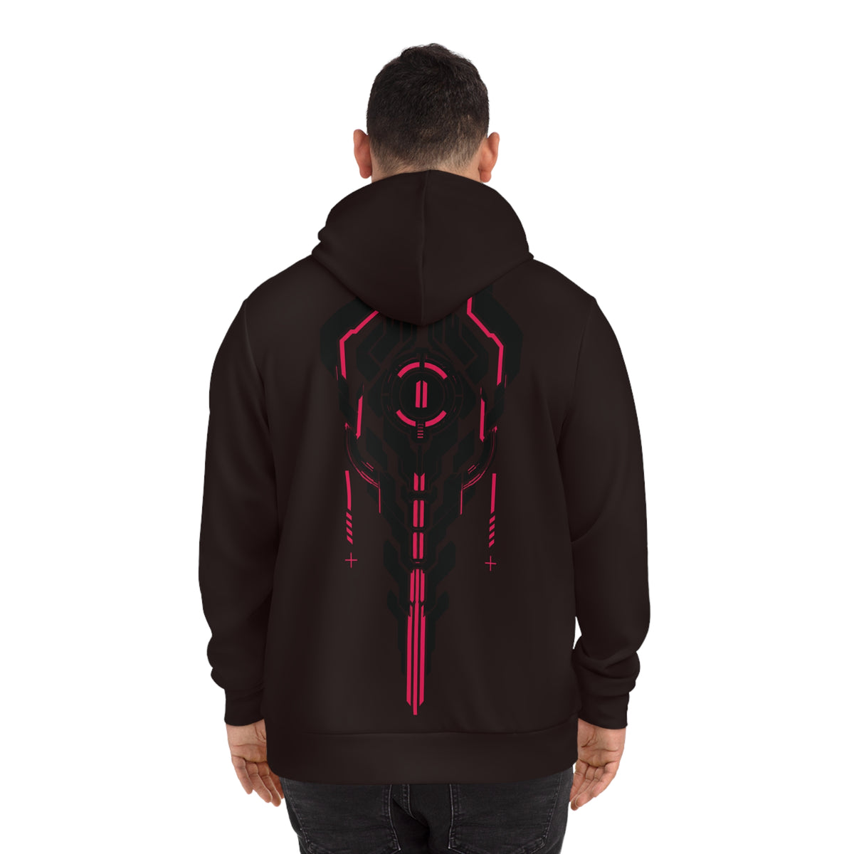 Cyber Tech Hoodie — Neon Geometric Gaming Pullover